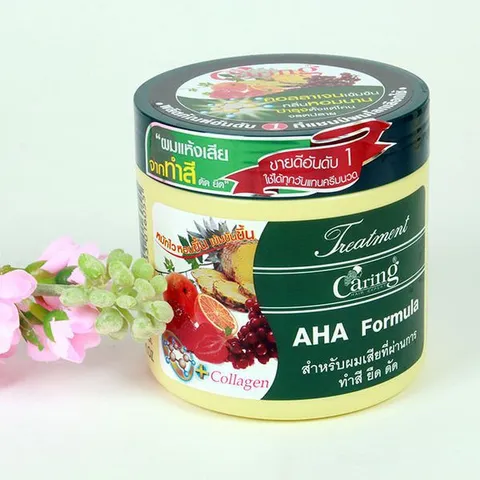 Ủ TÓC CARING 500g (Hoa quả, mật ong, collagen, trứng) - Dưỡng ẩm sâu, phục hồi tóc hư tổn, làm mềm mượt
