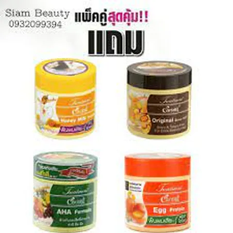 Ủ TÓC CARING 500g (Hoa quả, mật ong, collagen, trứng) - Dưỡng ẩm sâu, phục hồi tóc hư tổn, làm mềm mượt