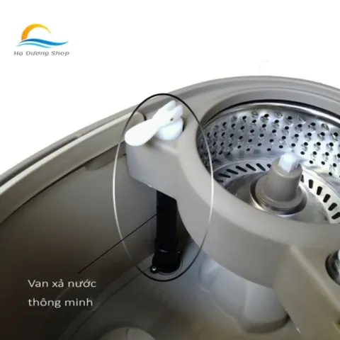 Cây lau nhà Elephant Thái Lan nhựa nhẹ cao cấp, có trợ lực, siêu nhẹ, van tự xả, có bình đựng nước lau sàn