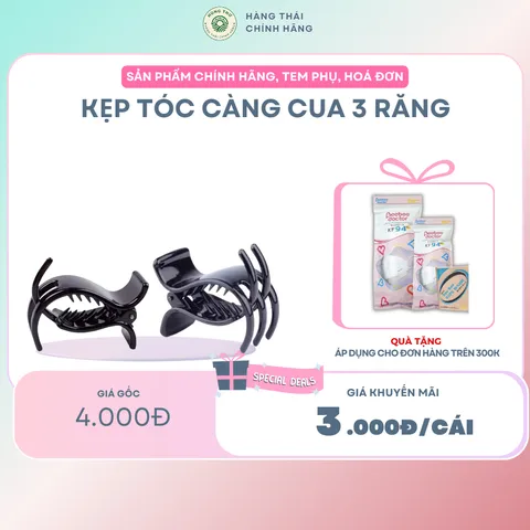 KẸP TÓC CÀNG CUA - Phụ Kiện Tóc Dễ Thương Cho Các Cô Nàng Sành Điệu, Mua Ngay (3răng, 5răng, kẹp mái)