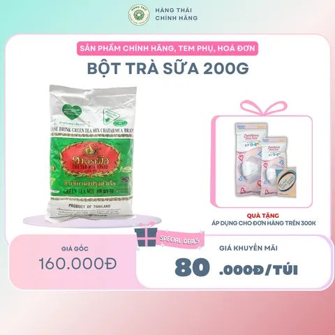 BỘT TRÀ SỮA 200G - thơm ngon chuẩn vị đảm bảo tiêu chí nhanh, gọn, dễ dàng tự pha chế tại nhà.