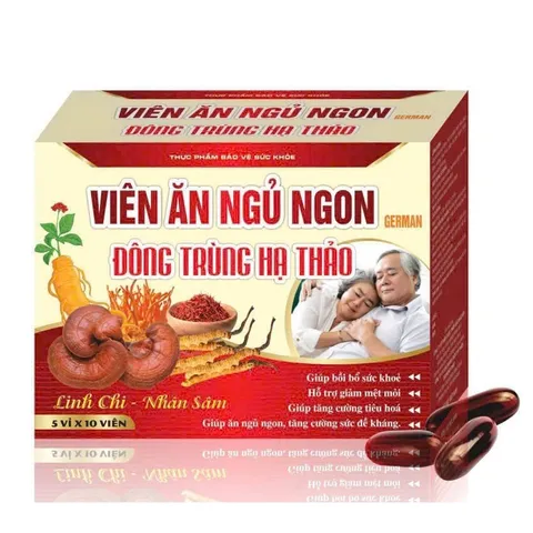 Viên Mềm Đông Trùng Hạ Thảo – Hỗ Trợ Bồi Bổ Cơ Thể, Ăn Ngon Ngủ Tốt, Phù Hợp Người Mệt Mỏi, Suy Nhược