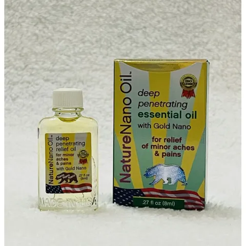 [Date 2029][Hỏa tốc]Dầu con Gấu Nature Nano Oil Nanogize của Mỹ/ dầu nóng con gấu  1 chai 8ml