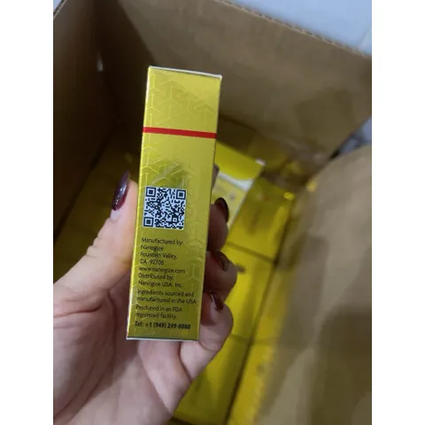  Dầu vàng Longevity Essential Oil Nanogize của Mỹ chai 21ml/ Dầu nóng massage dạng lăn 21ml của Mỹ