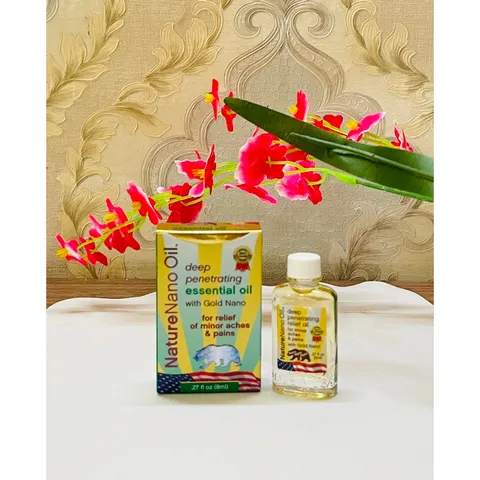 [Date 2029][Hỏa tốc]Dầu con Gấu Nature Nano Oil Nanogize của Mỹ/ dầu nóng con gấu  1 chai 8ml