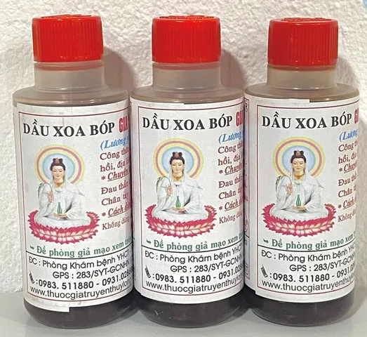 Dầu Xoa Bóp Gia Truyền ĐẶC BIỆT (Lương Y Nguyễn Thị Thu Thủy)