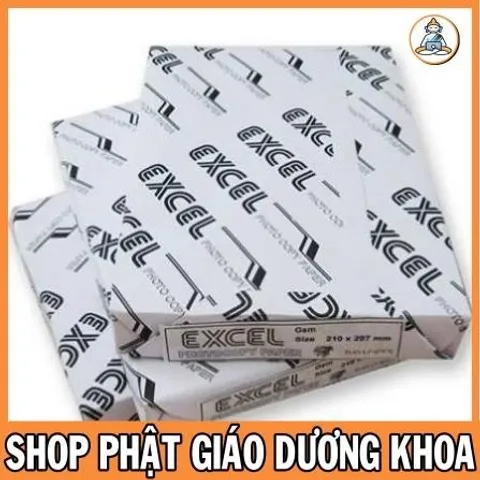 Giấy A4 Exccel Định Lượng 70 gsm - Giấy In Excel  A4 , 1 Lốc