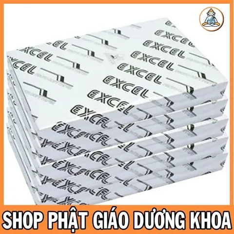 Giấy A4 Exccel Định Lượng 70 gsm - Giấy In Excel  A4 , 1 Lốc