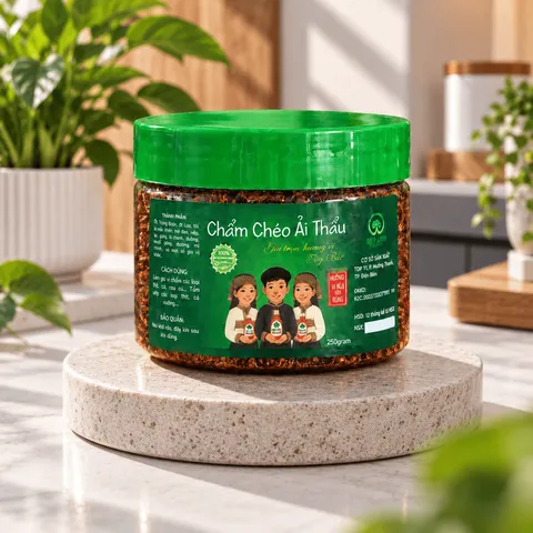 Chẩm chéo Ải Thẩu đặc sản Tây Bắc - gia vị mắc khén, hạt dổi, ớt trung đoàn, tỏi ta - 250G