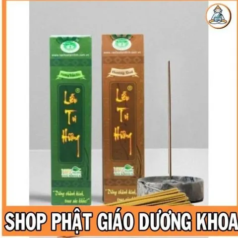 Nhang sạch thảo dược: LIỄU TRI HƯƠNG - Dài 2 tấc - Hộp 200 cây - Nhang Sạch Hương Trầm Bắc, Hương Quế  DƯƠNG KHOA SHOP