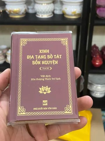 SỔ TAY Kinh Địa Tạng Bồ Tát Bổn Nguyện Mini Bìa Đỏ - HT40