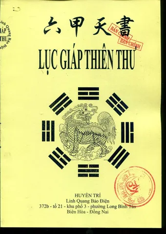 SỔ TAY Lục Giáp Thiên Thư - Pháp Sư Huyền Trí