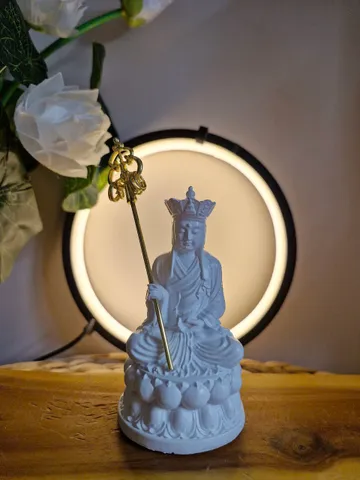 TÔN TƯỢNG ĐỊA TẠNG MINI 15CM KÈM TÍCH TRƯỢNG ĐẸP - TS55