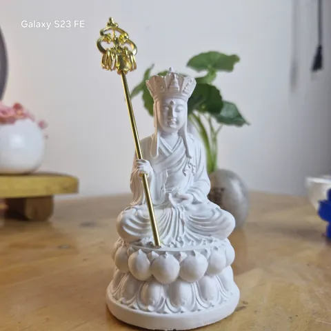 TÔN TƯỢNG ĐỊA TẠNG MINI 15CM KÈM TÍCH TRƯỢNG ĐẸP - TS55