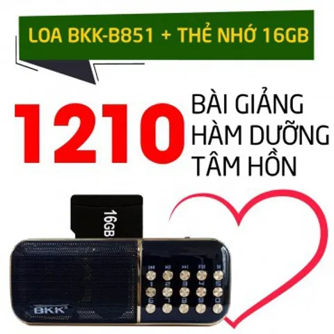 Loa Pháp Thoại  1210 Bài Pháp Thoại Hàm Dưỡng Tâm Hồn( LOA + THẺ + SÁCH HD) 0398-142-241