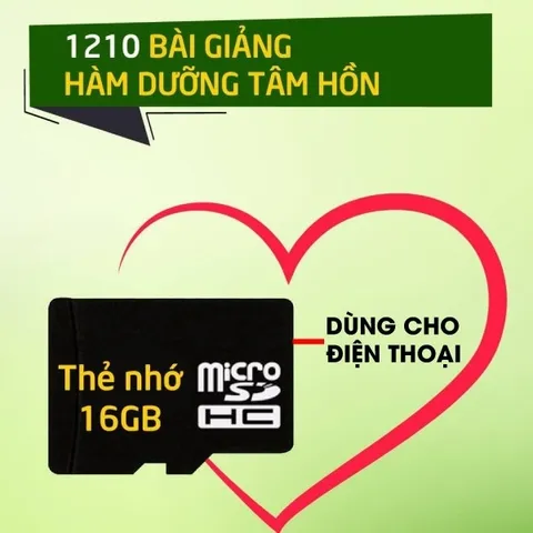 TN91 Thẻ Nhớ 1210 Bài Pháp Thoại Hàm Dưỡng Tâm Hồn - Đẫ Có Nội Dung dương khoa shop DƯƠNG KHOA