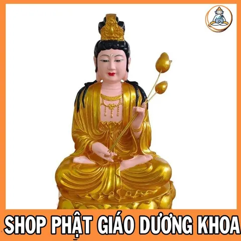 GIEO DUYÊN,  TÔN TƯỢNG MẸ ĐẠI THẾ CHÍ BỒ TÁT CAO 30CM GIÁ SĨ  DƯƠNG KHOA SHOP 0398-142-241