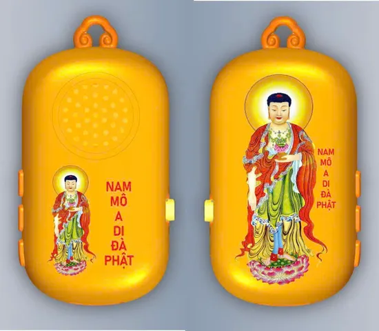 MÁY NIỆM PHẬT MINI ĐEO CỔ  CƯ SĨ NHUẬN ĐỨC - MẪU NGẨU NHIÊN