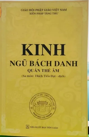 Sổ tay Sách - Kinh Ngũ Bách Danh Quán Thế Âm - Thích Tiến Đạt