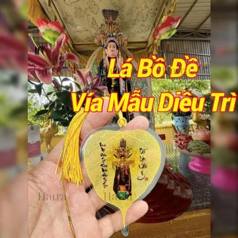 10 Lá Bồ Đề Mẹ Diêu Trì Thánh Mẫu (Cầu làm ăn Tài Lộc ,May Mắn) ĐÃ XIN LỘC