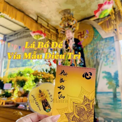 10 Lá Bồ Đề Mẹ Diêu Trì Thánh Mẫu (Cầu làm ăn Tài Lộc ,May Mắn) ĐÃ XIN LỘC