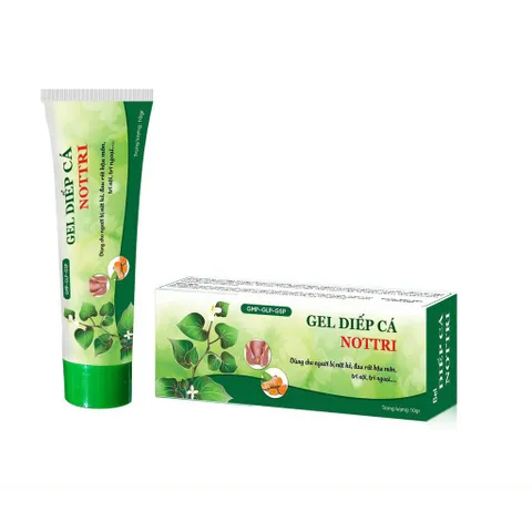 Gel giếp cá Nottri Giúp Chăm Sóc Làm Mát, Dịu Da Dùng Khi Bị Trĩ, Táo Bón, Nứt Kẽ Hậu Môn vin bet