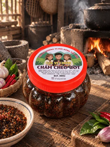 Chẩm Chéo Ướt Tây Bắc 300G – Gia Vị Chấm Đặc Sản Điện Biên