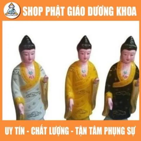 TƯỢNG MẸ DIÊU TRÌ ĐỊA MẪU 42CM ĐẤT NUNG 3 MÀU DƯƠNG KHOA