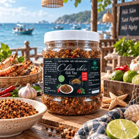 Chẩm Chéo Giã Tay Gia Vị Mắc Khén,Hạt Dổi - Đặc Sản Tây Bắc - 250G