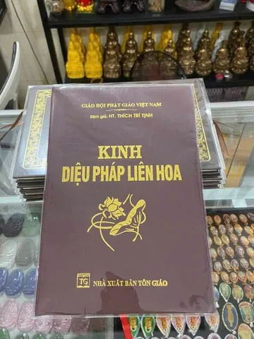 Kinh Diệu Pháp Liên Hoa Bìa Da cực đẹp