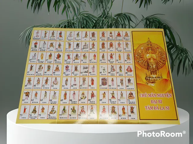 Chú Đại Bi 84 Hoá Thân 10 tờ