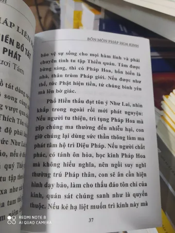 Kinh Bổn Môn Pháp Hoa bìa xám cực hay