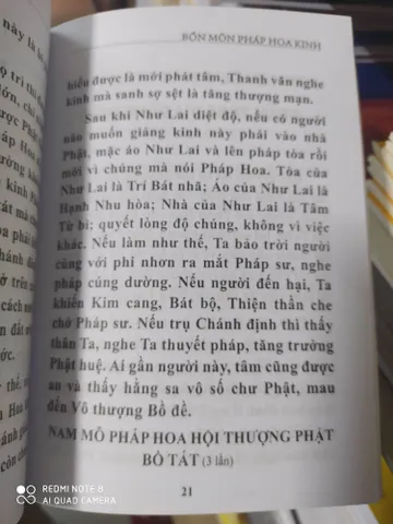 Kinh Bổn Môn Pháp Hoa bìa xám cực hay