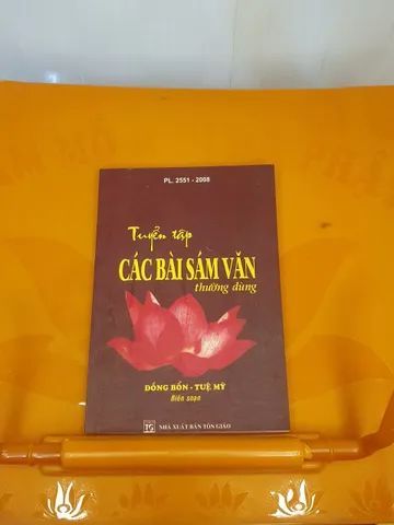 Các Bài Sám Văn bìa nâu nhỏ cực đẹp