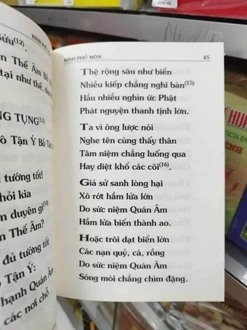Kinh Phổ Môn Thanh Duy bìa xanh cực đẹp