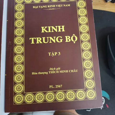 TRỌN BỘ KINH trung bộ 3 QUYỂN -  THÍCH MINH CHÂU (bìa mới) cực hay