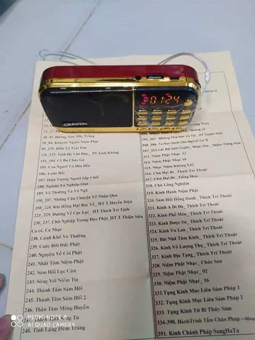 Máy Nghe Pháp Cr836s( Chỉ Máy ,Không Có Thẻ) cực hay