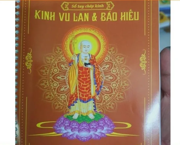 COMBO 50 Sổ Chép Kinh Vu Lan Báo Hiếu chữ mờ nhiều cỡ - CHEPVULAN