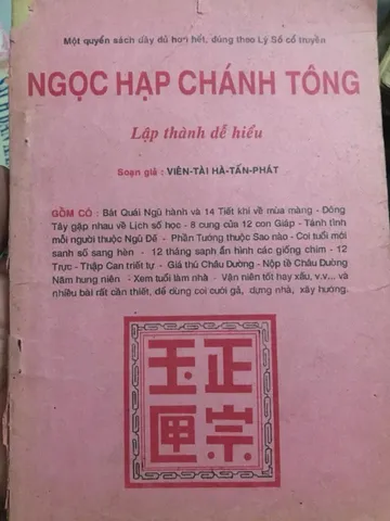 SỔ TAY , Sách Ngọc Hạp Chánh Tông – Hà Tấn Phát cực hay