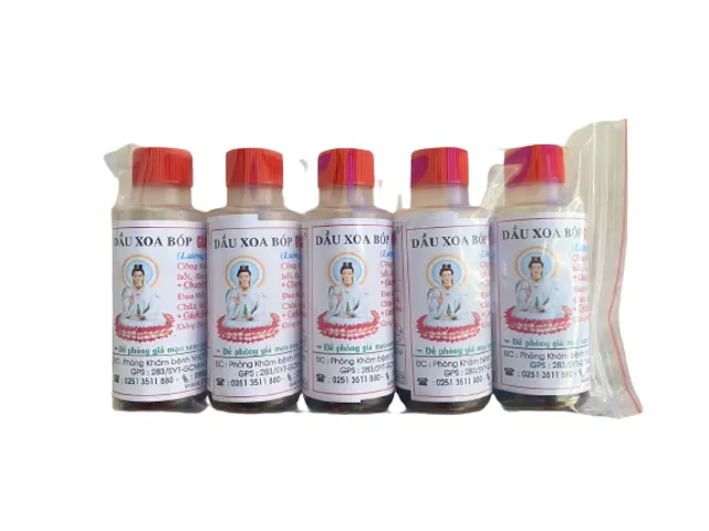 COMBO 5 CHAI DẦU XOA BÓP GIA TRUYỀN ĐẶC BIỆT THỦY LONG DƯƠNG KHOA SHOP