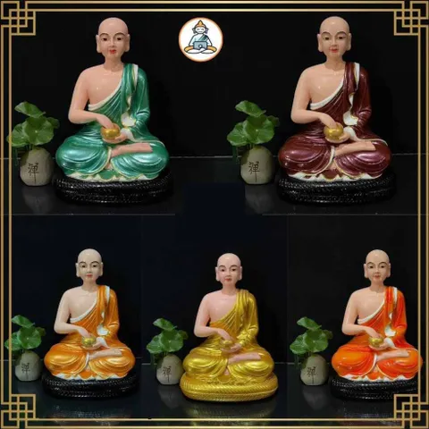 TƯỢNG PHẬT_TƯỢNG NGÀI THÁNH TĂNG TÀI LỘC SIVALI CAO 21CM NHIỀU MÀU GIÁ TỐT cực đẹp