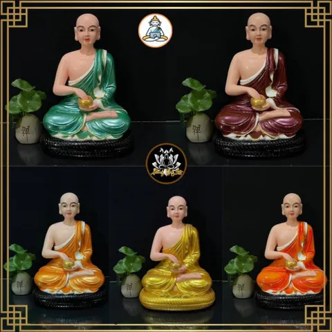 TƯỢNG PHẬT_TƯỢNG NGÀI THÁNH TĂNG TÀI LỘC SIVALI CAO 21CM NHIỀU MÀU GIÁ TỐT cực đẹp