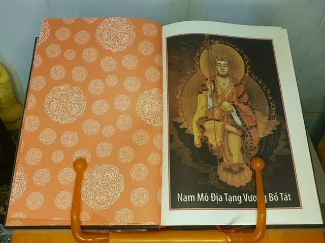 SỔ TAY - Kinh Địa Tạng Bổn Nguyện bìa cứng ép kim cực đẹp