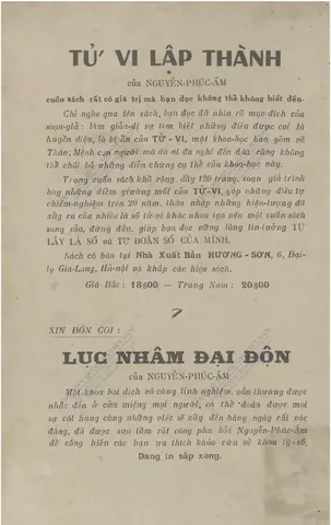 SỔ TAY Số Tiền Định Lập Thành cực hay