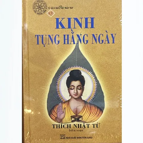 SỔ TAY Sách - Kinh Tụng Hằng Ngày - Bìa Cứng ( Thích Nhật Từ ) cực đẹp