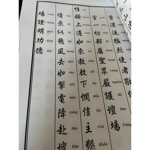 Sổ tay Tổng Hợp Khoa Cúng Tứ Phủ Song ngữ cực đẹp