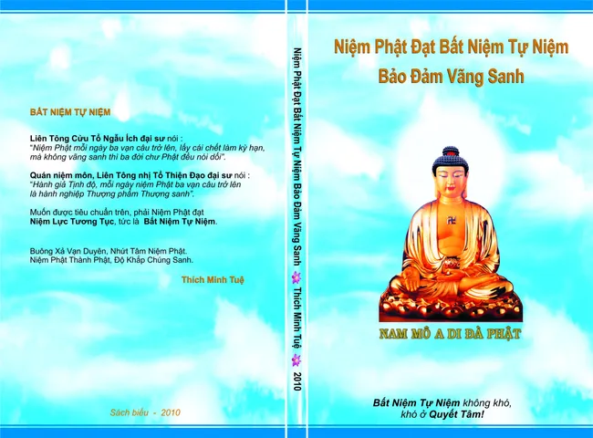 SỔ TAY Sách - Niệm Phật Đạt Bất Tự Niệm Bảo Đảm Vãng Sanh cực hay