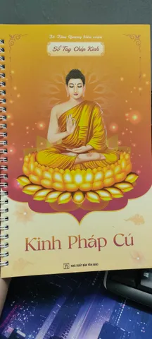 Vở chép kinh Pháp Cú in mờ (Tặng 1 BÚT + 7 ruột) cực đẹp