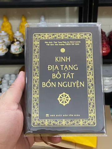 SỔ TAY Kinh Địa Tạng bìa ép kim size mini MĐ39 cực hay
