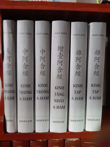 Sổ tay TRỌN BỘ 6 QUYỂN KINH A HÀM ĐẦY ĐỦ BÌA CỨNG